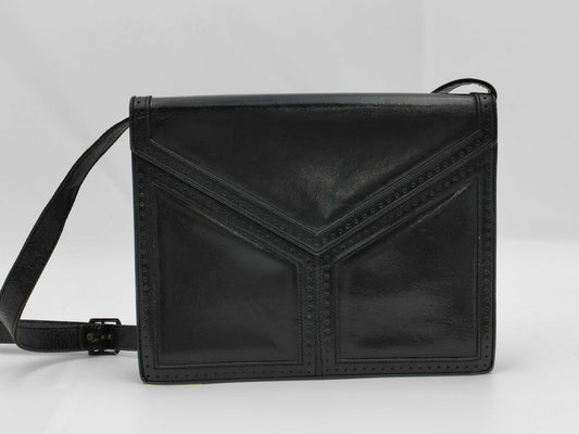 Yves Saint Laurent Vintage 2-Way Y-Stitch Leather Shoulder Bag