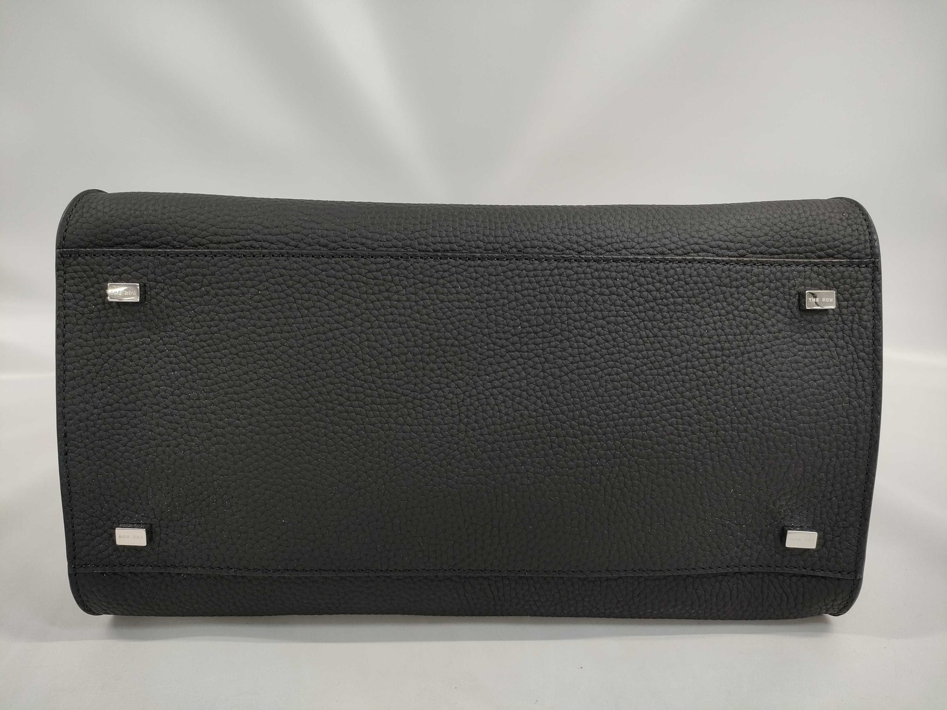 The Row Soft Margaux 12 Black Handbag
