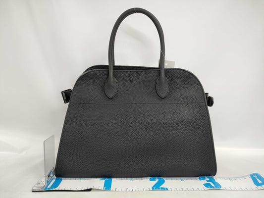The Row Soft Margaux 12 Black Handbag