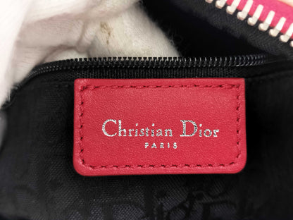 Dior Trotter Hardcore Mini Boston Bag, White and Red