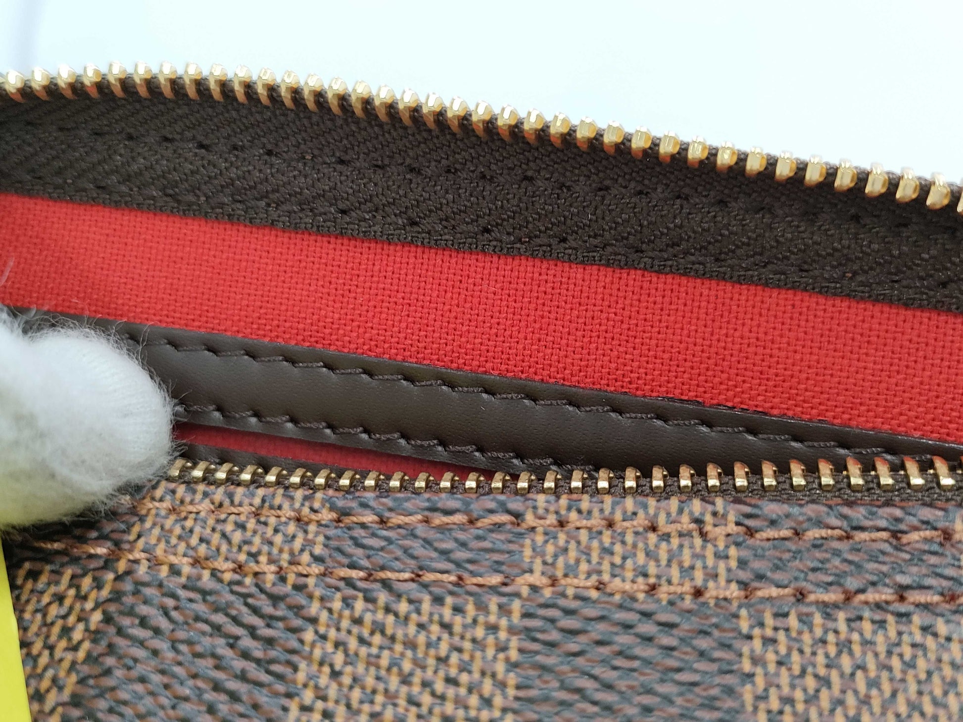 LOUIS VUITTON Damier N41523 Speedy 35 Boston Bag