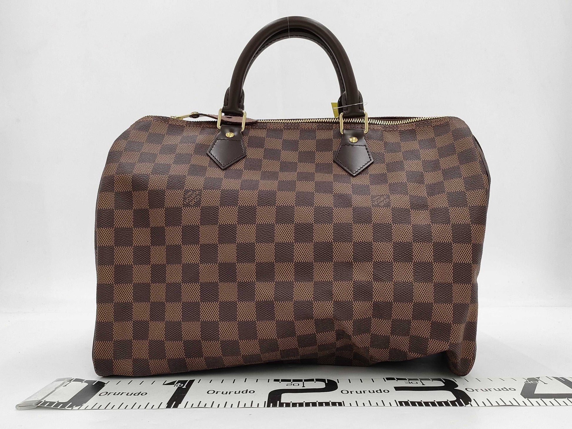 LOUIS VUITTON Damier N41523 Speedy 35 Boston Bag