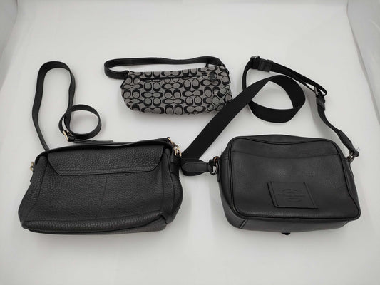 COACH Signature Pouch and Furla 3-Piece Shoulder Bag
