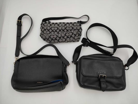 COACH Signature Pouch and Furla 3-Piece Shoulder Bag