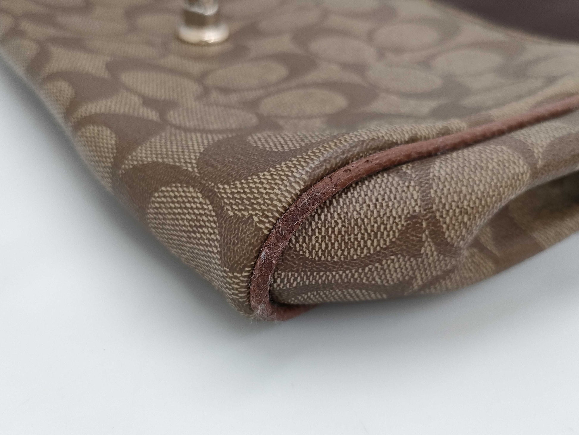 COACH Signature Shoulder Tote Bag 