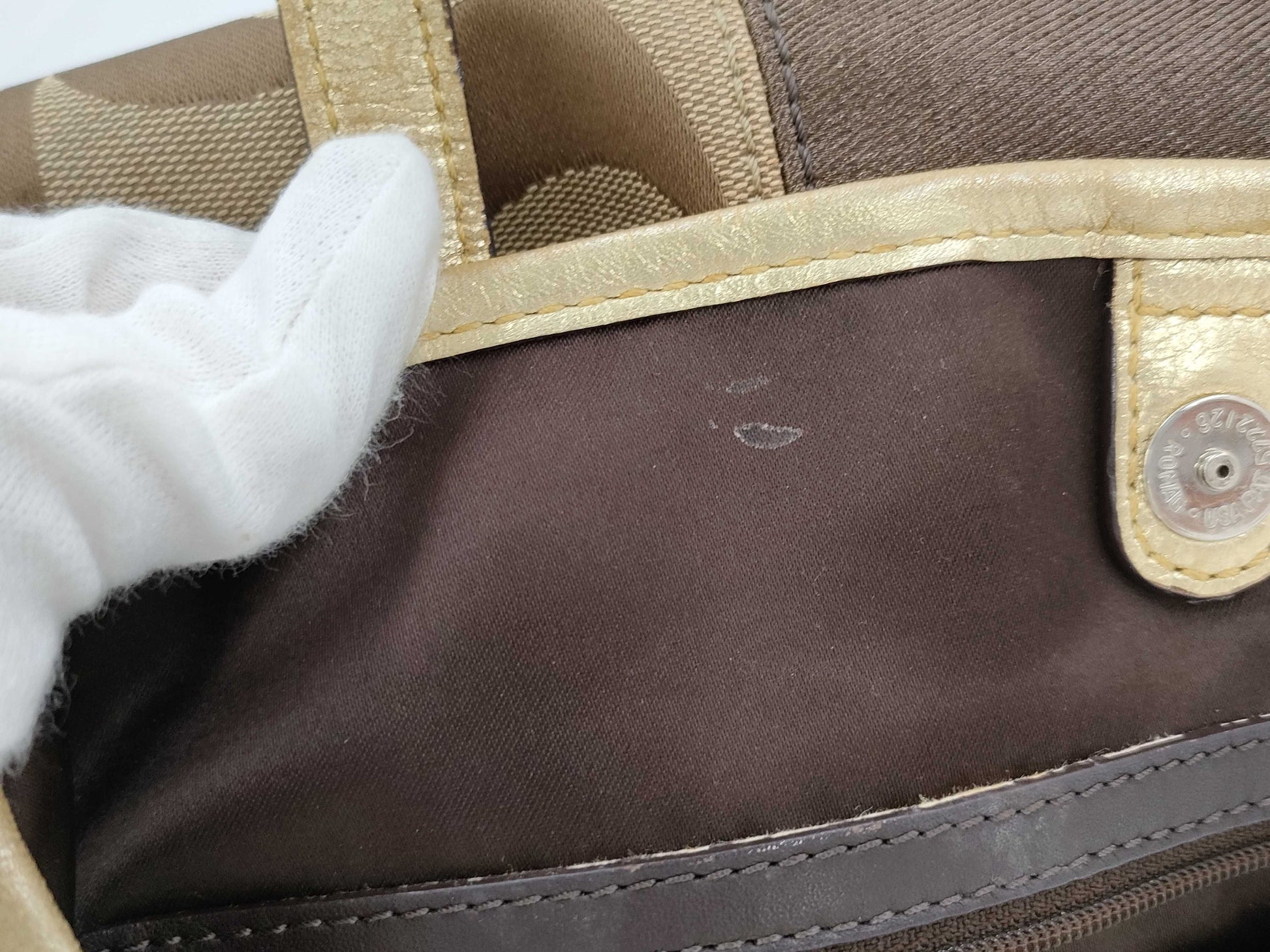 COACH Signature Shoulder Tote Bag 