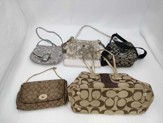 COACH Signature Shoulder Tote Bag 