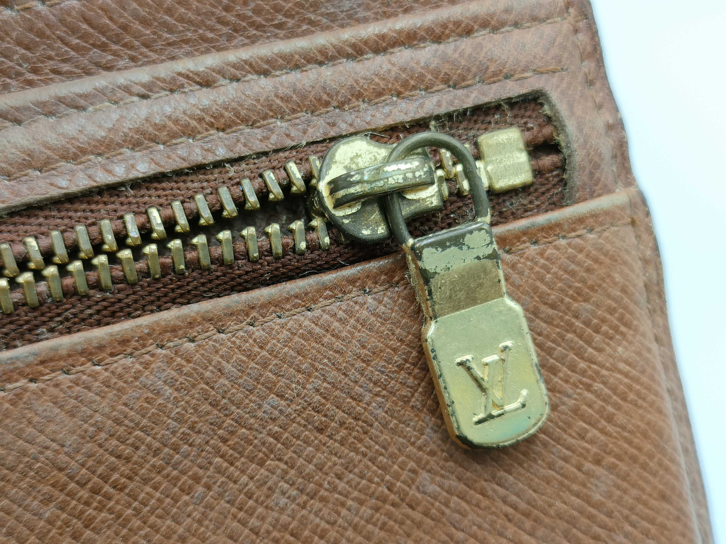 LOUIS VUITTON Monogram M60135 Pochette Passport Card Case, Pass Case, Business Card Case