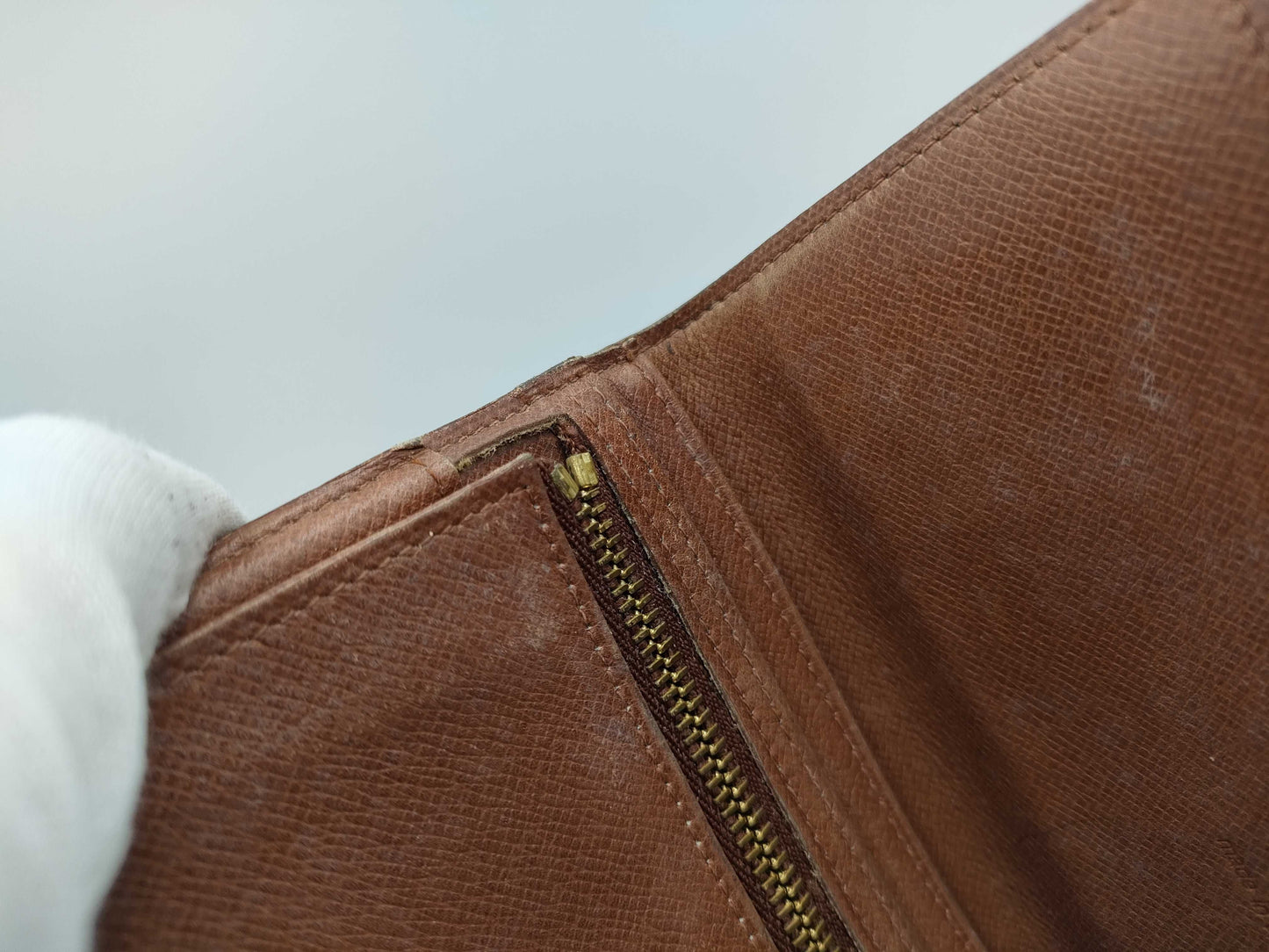 LOUIS VUITTON Monogram M60135 Pochette Passport Card Case, Pass Case, Business Card Case