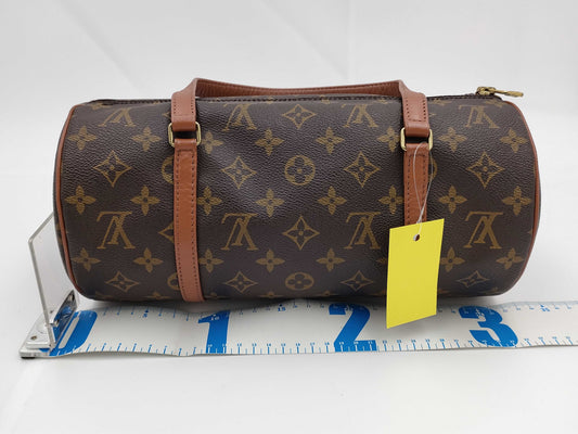 LOUIS VUITTON Monogram Old Papillon Handbag with Pouch