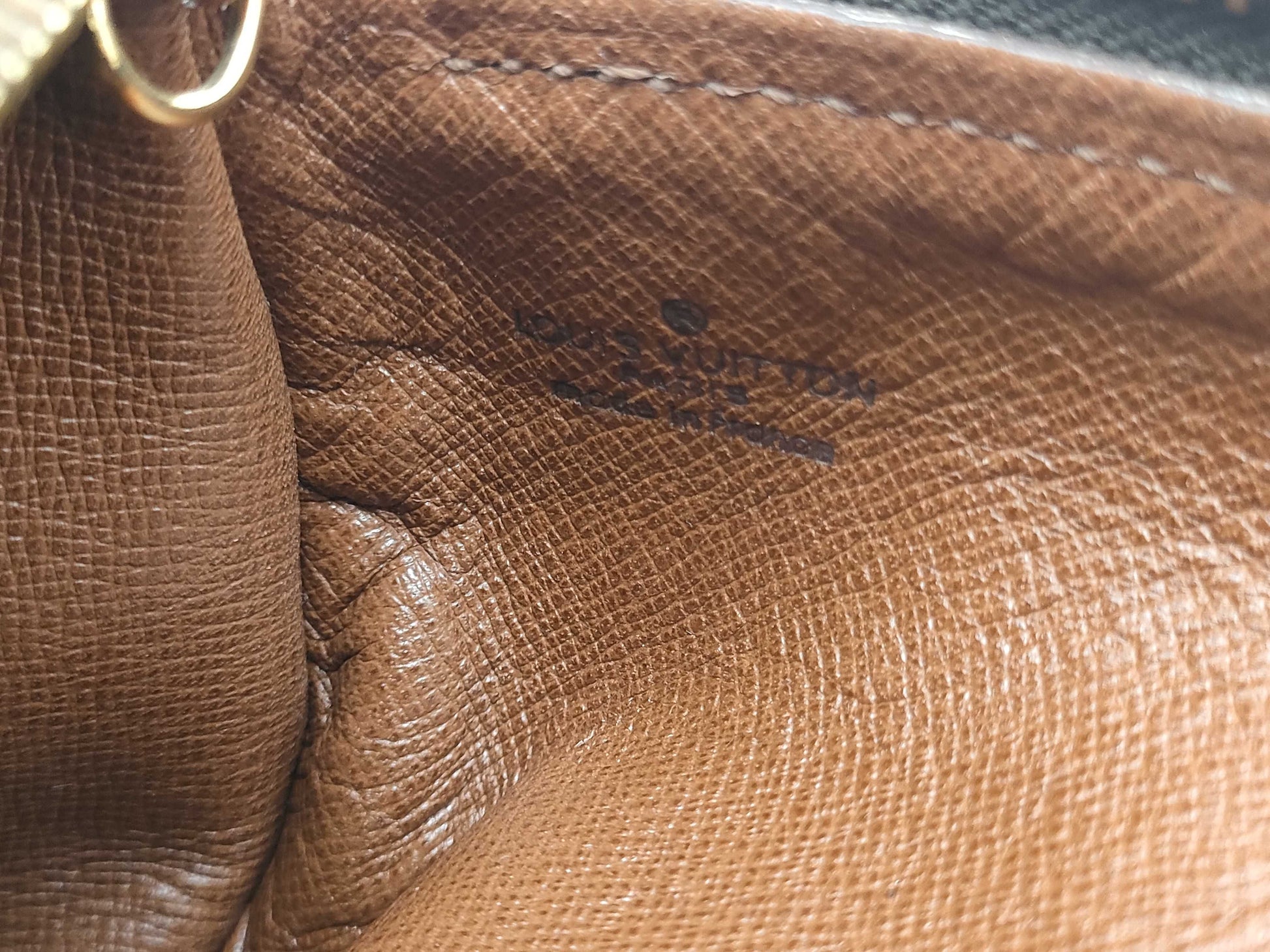 LOUIS VUITTON Monogram Old Papillon Handbag with Pouch