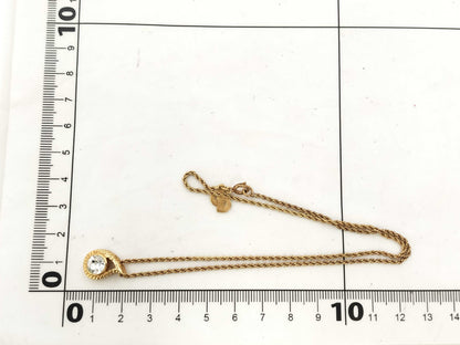Dior Single Stone Gold Necklace