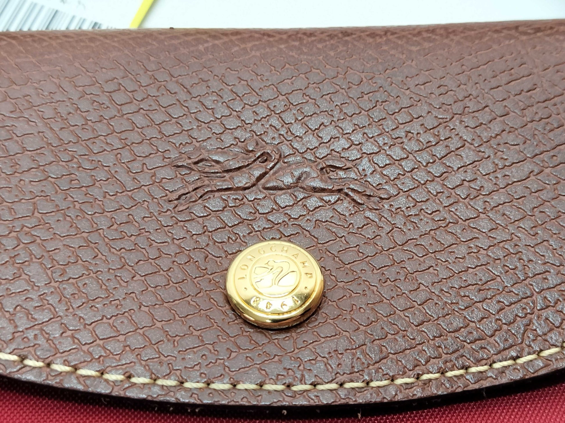 LONG CHAMP Pliage M Red Tote Bag