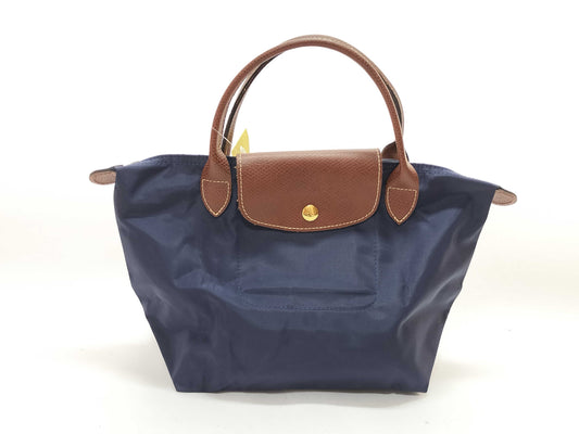 LONG CHAMP Pliage S Navy Tote Bag