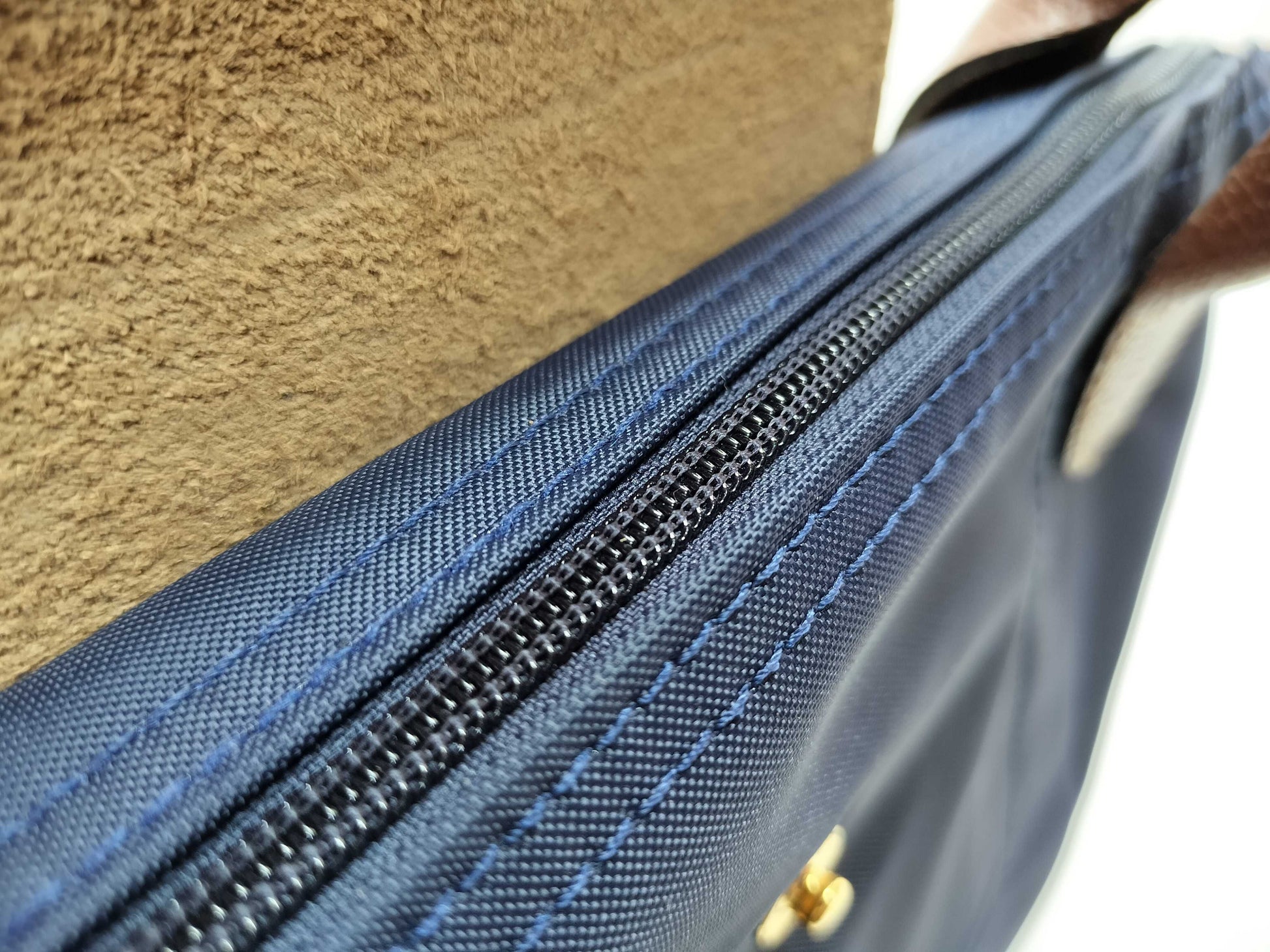 LONG CHAMP Pliage S Navy Tote Bag