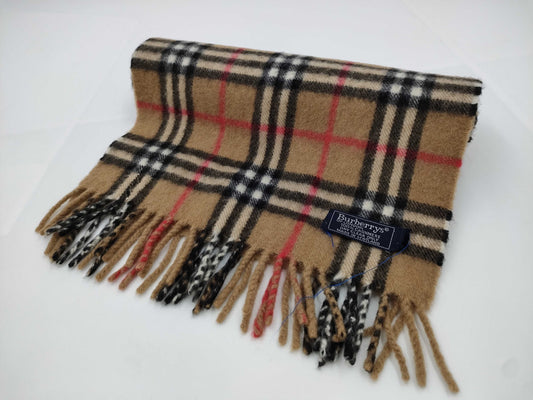 BURBERRY London Nova Check 100% Cashmere Scarf