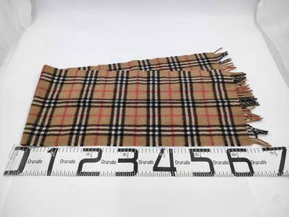 BURBERRY London Nova Check 100% Cashmere Scarf