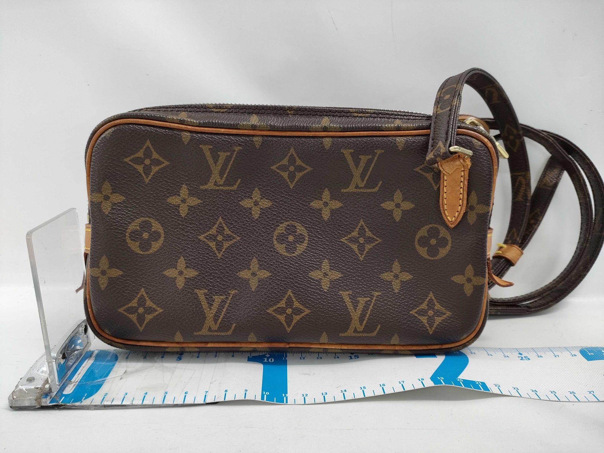 LOUIS VUITTON Monogram M51828 Pochette Marly Bandouliere Shoulder Bag