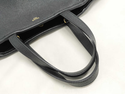 CELINE Small Fold Cabas 2-way Black Handbag