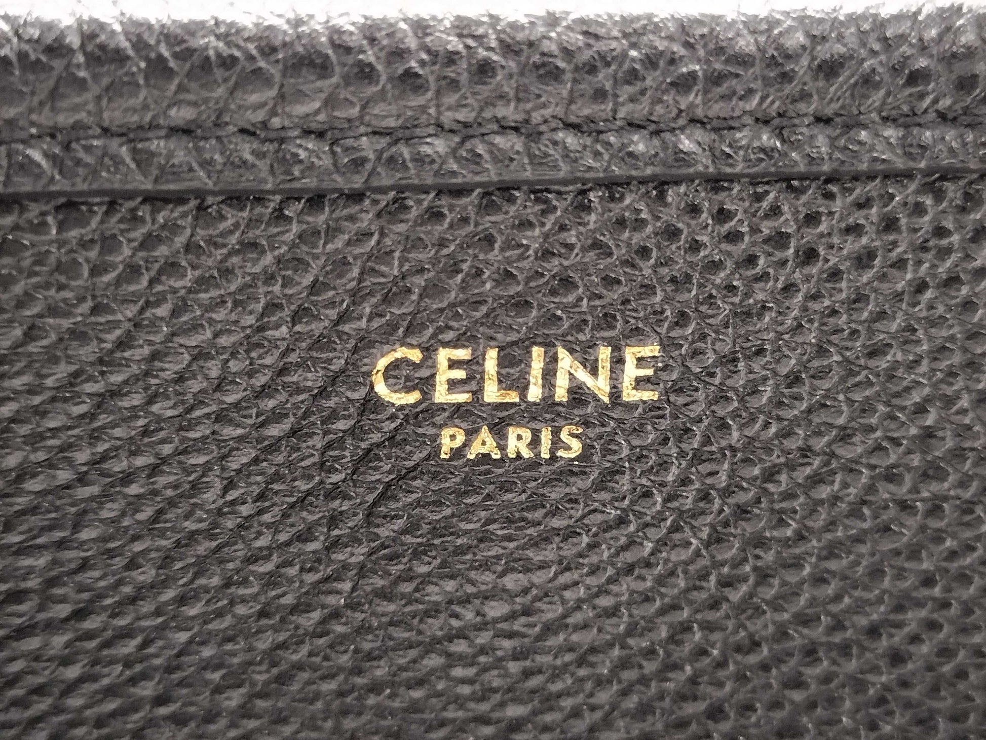 CELINE Small Fold Cabas 2-way Black Handbag