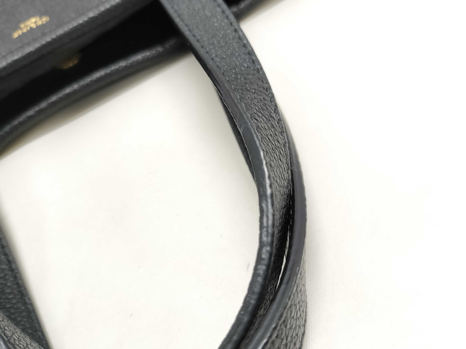 CELINE Small Fold Cabas 2-way Black Handbag