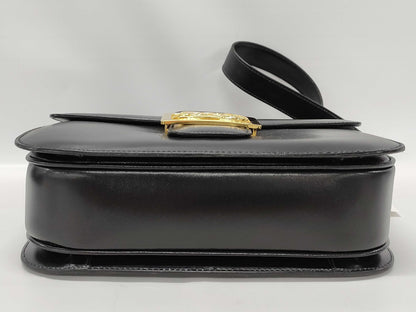 CELINE Carriage Hardware Leather Shoulder Bag