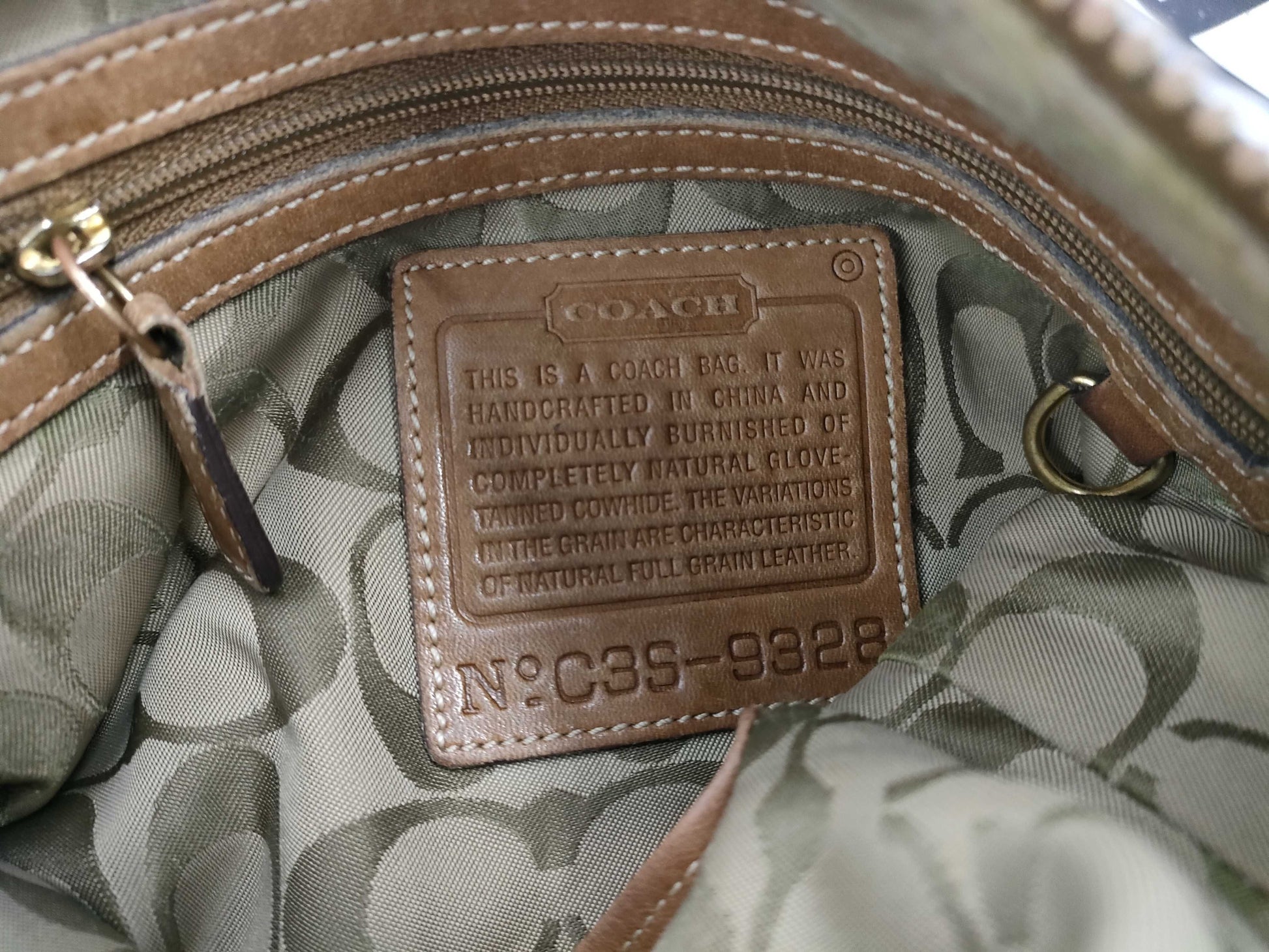 COACH 3-piece bag