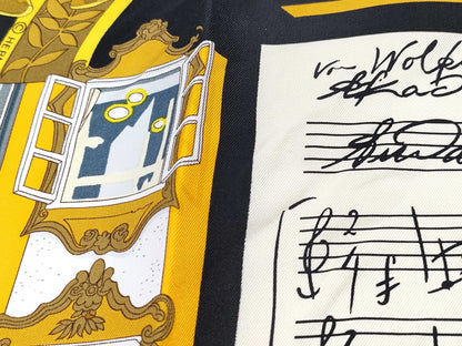 HERMES Carre Music Scarf