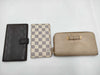 LOUIS VUITTON Damier Gucci Prada Wallet Card Case *3-Piece Set Billfold