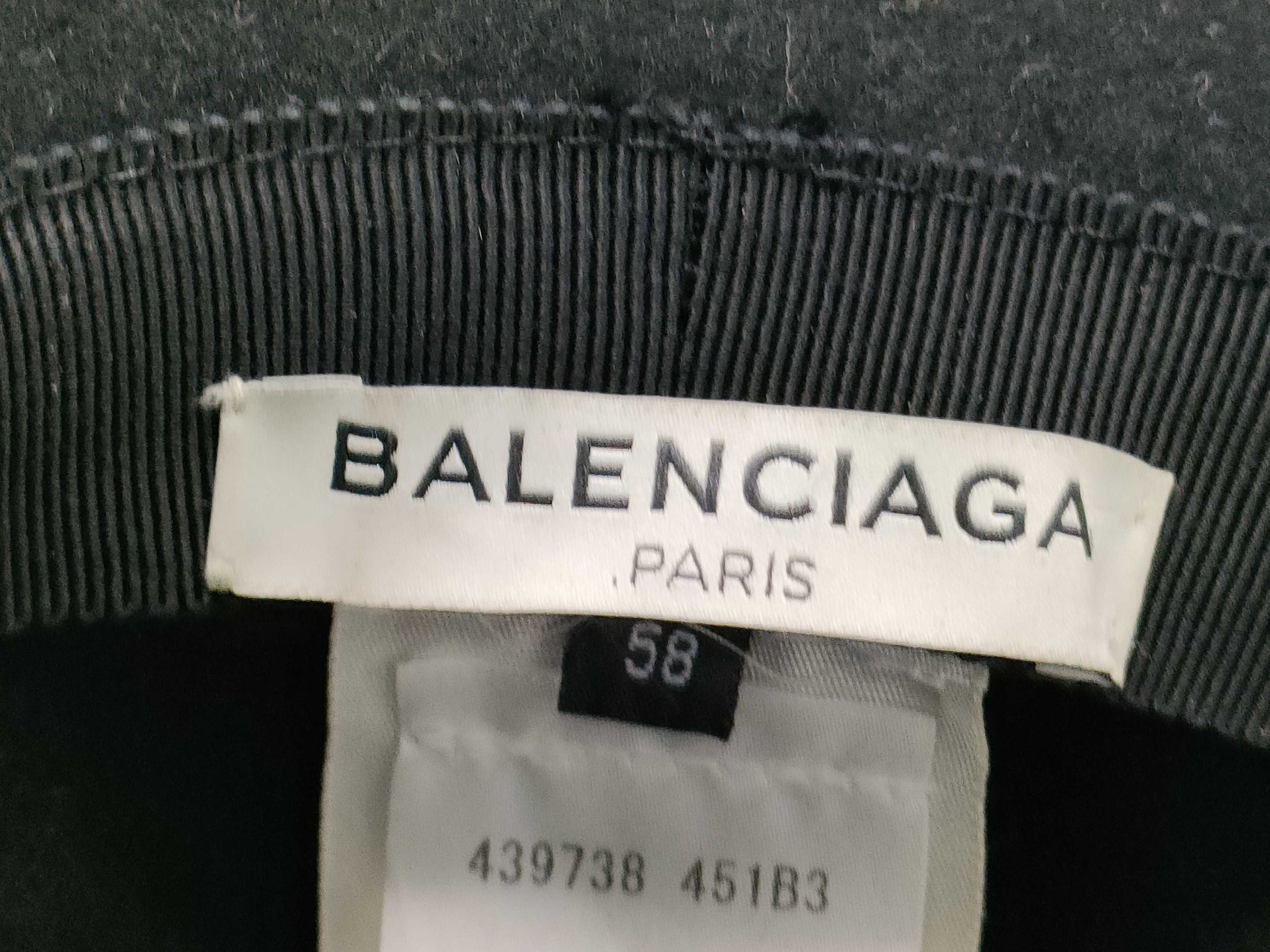 BALENCIAGA Hat Black Other Accessories