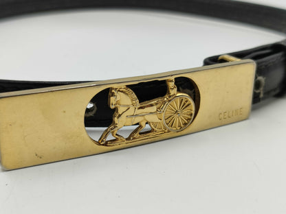 CELINE Carriage Hardware/Triomph 3-Piece Belt