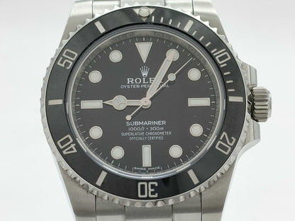 ROLEX 114060 46HQ2149 Black Dial Men's Watch