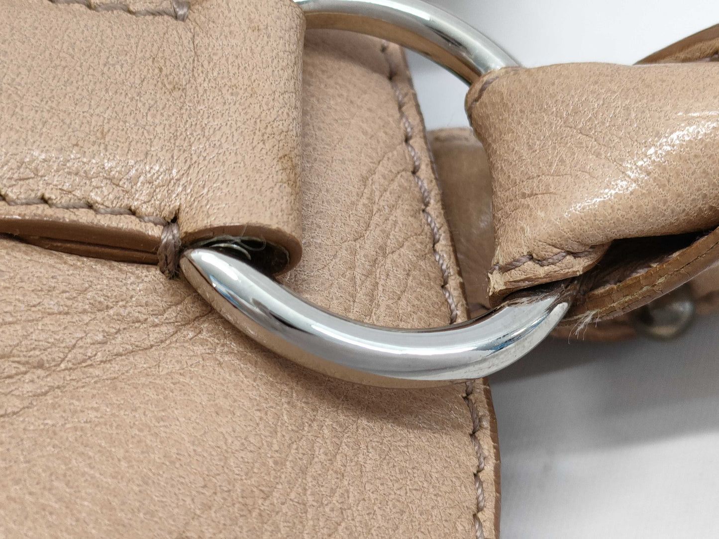 Salvatore Ferragamo Gancini Leather Handbag