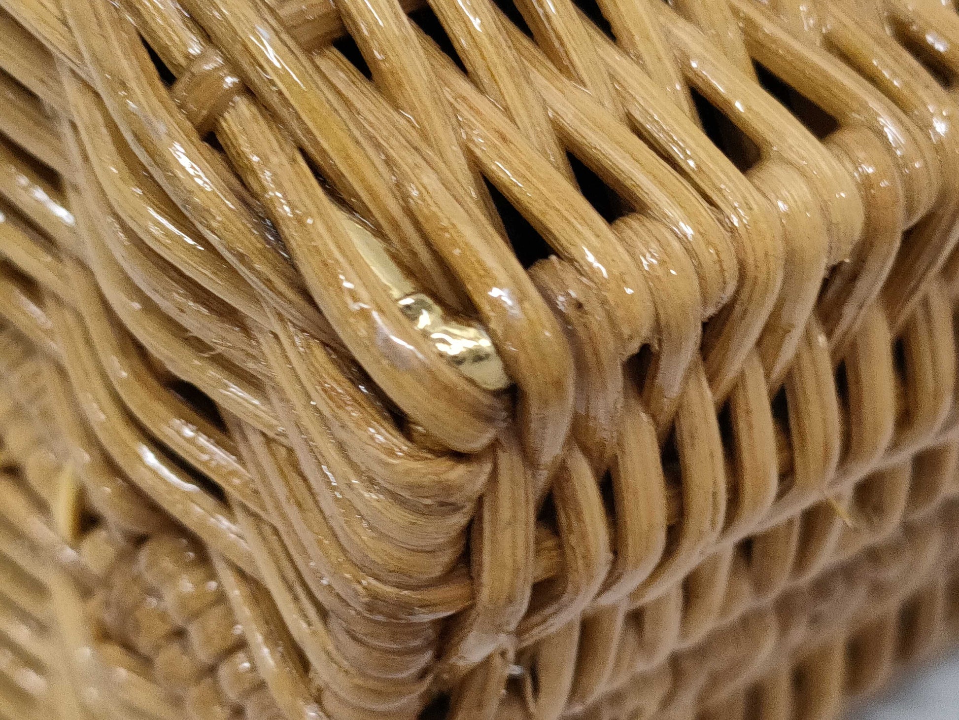 Salvatore Ferragamo Gancini Rattan Chain Shoulder Bag