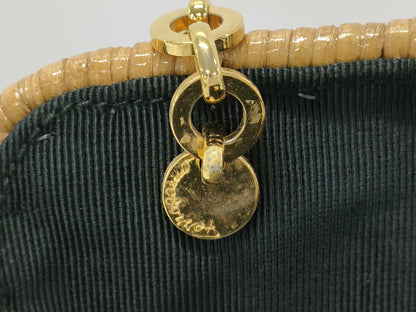 Salvatore Ferragamo Gancini Rattan Chain Shoulder Bag