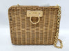 Salvatore Ferragamo Gancini Rattan Chain Shoulder Bag