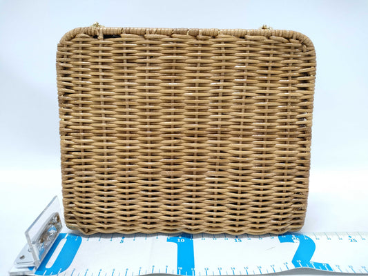 Salvatore Ferragamo Gancini Rattan Chain Shoulder Bag