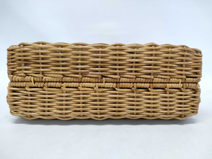 Salvatore Ferragamo Gancini Rattan Chain Shoulder Bag