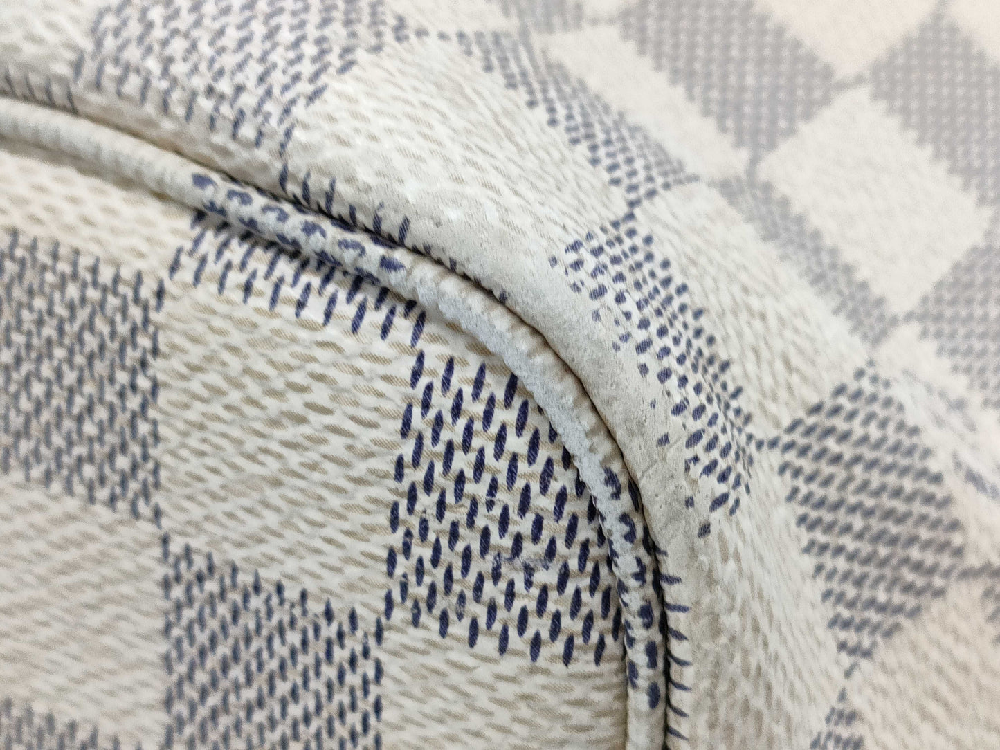 LOUIS VUITTON Damier Azur Neverfull MM Tote Bag