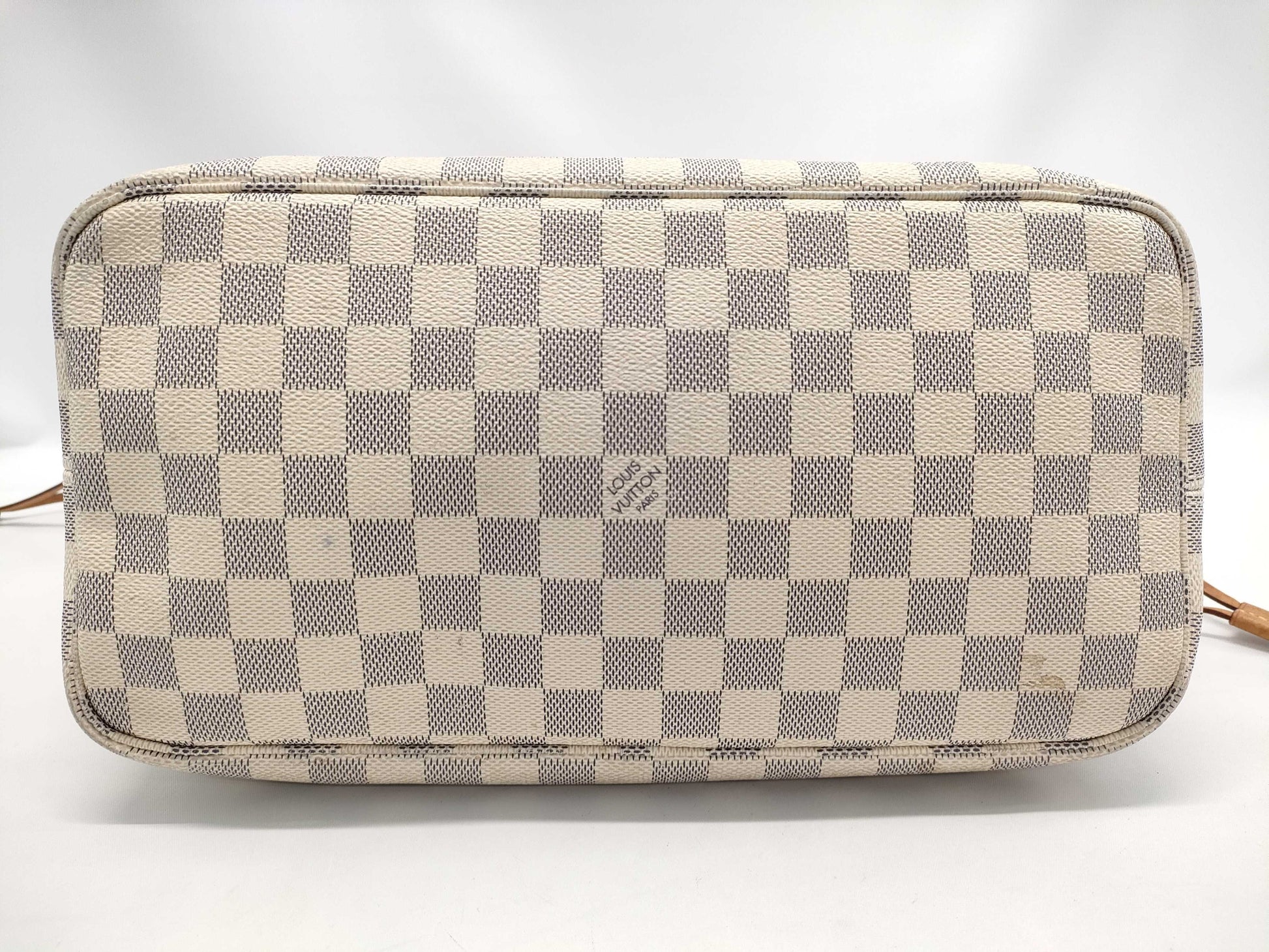 LOUIS VUITTON Damier Azur Neverfull MM Tote Bag