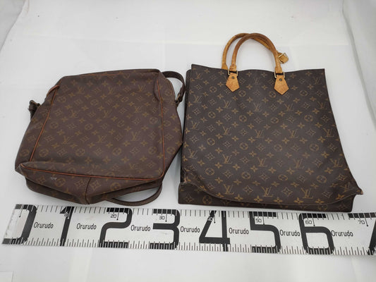 LOUIS VUITTON Monogram Sac Plat M40805/Marceau M40264 2-piece bag