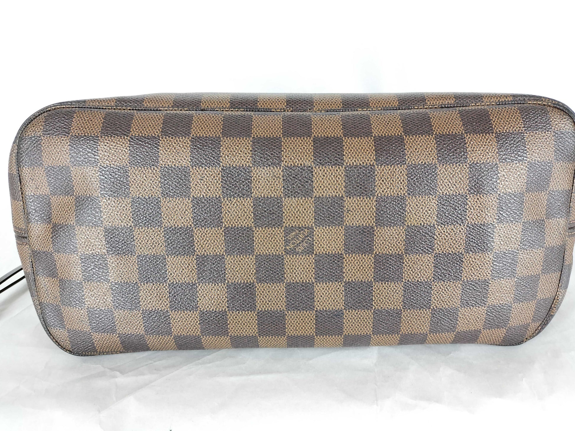 LOUIS VUITTON AR0058 Damier N51105 Neverfull MM Old Model Tote Bag