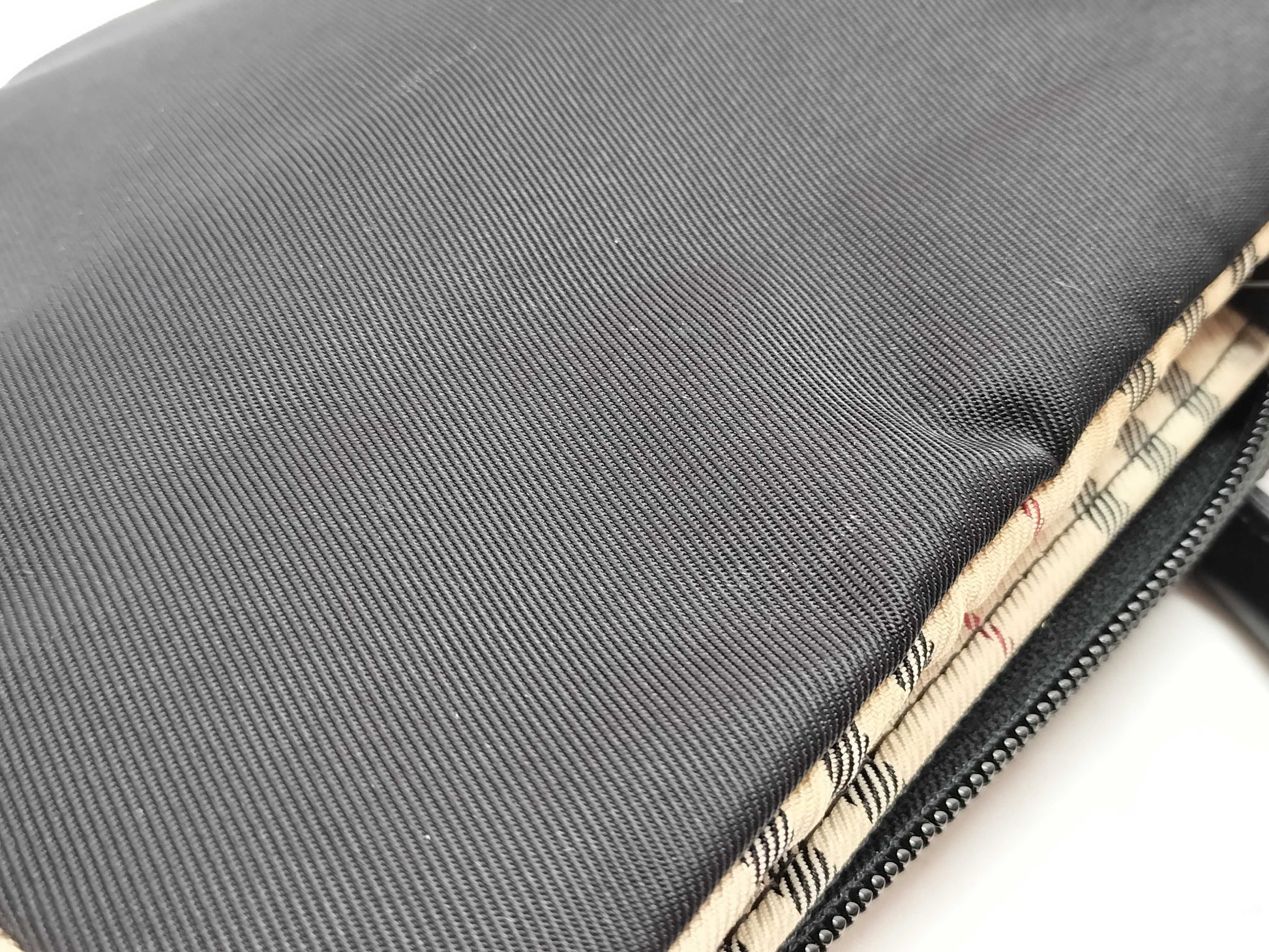 BURBERRY Blue Label Nova Check Handbag Nylon Tote Bag