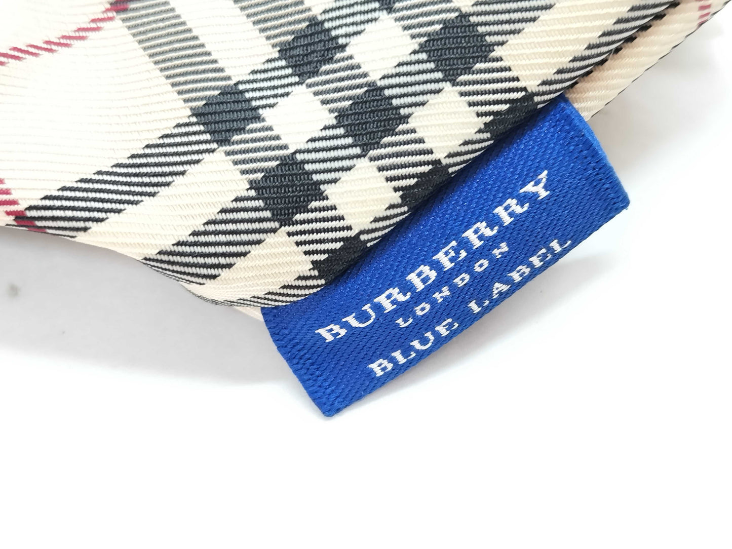 BURBERRY Blue Label Nova Check Handbag Nylon Tote Bag