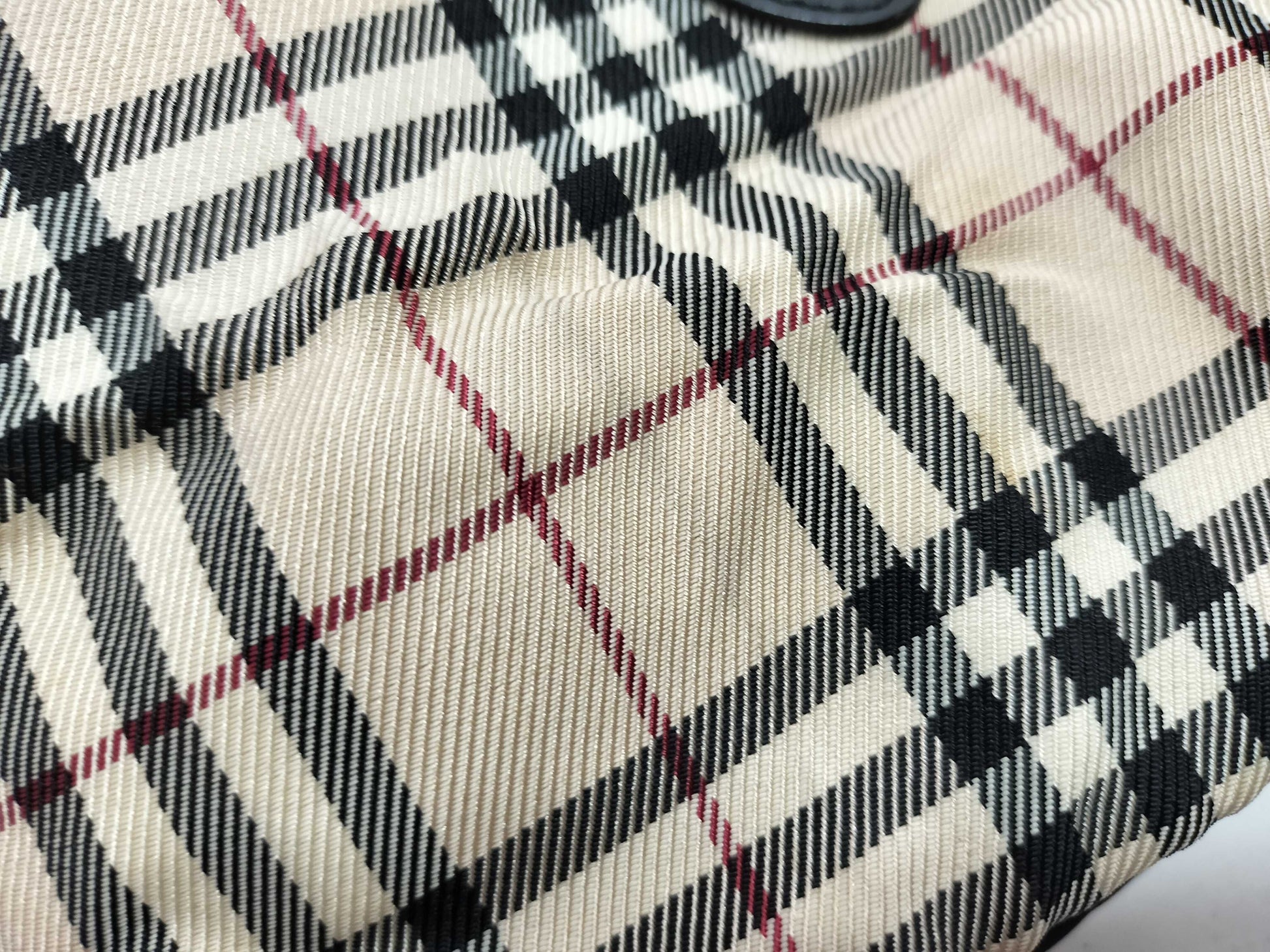 BURBERRY Blue Label Nova Check Handbag Nylon Tote Bag