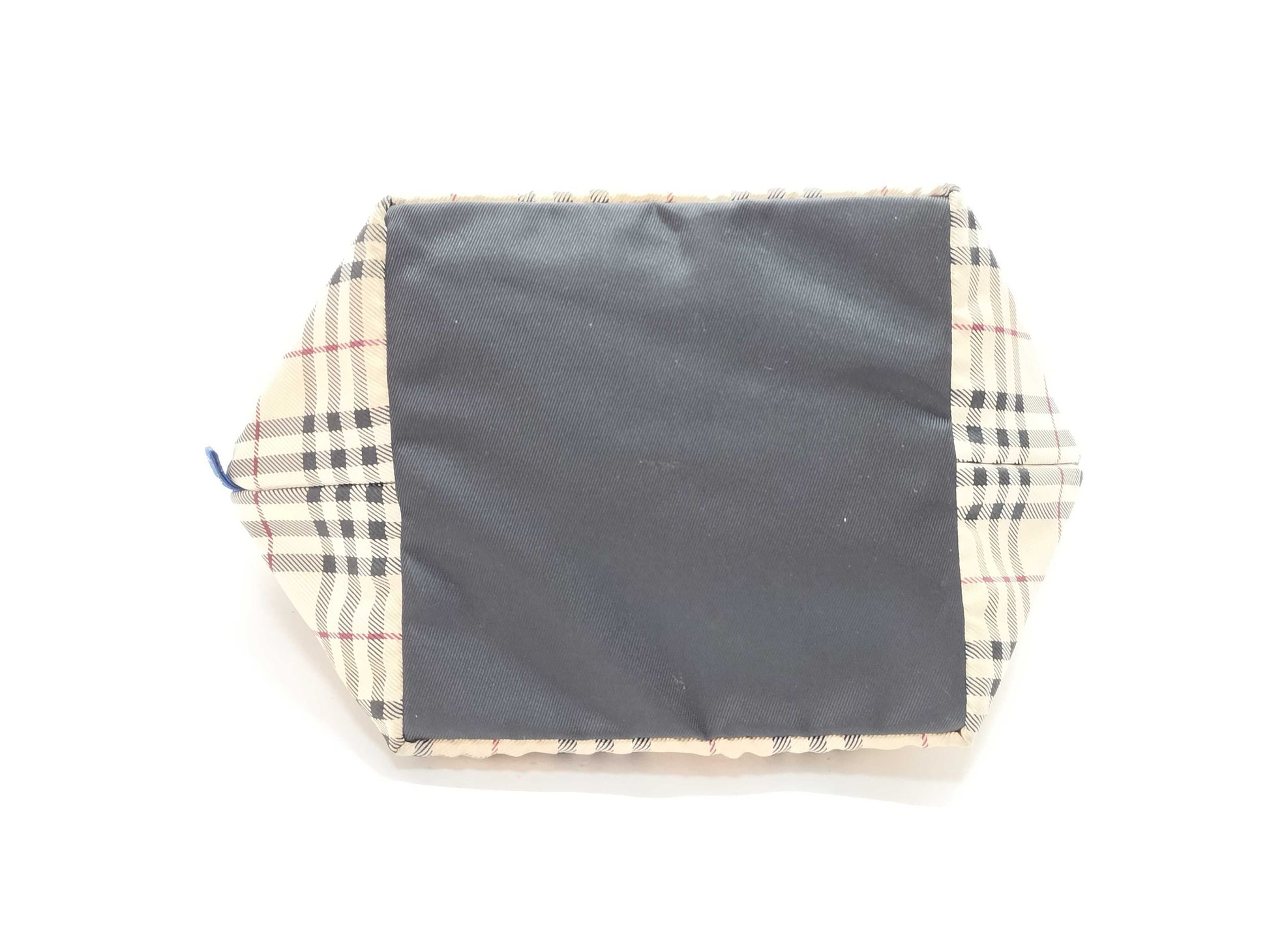 BURBERRY Blue Label Nova Check Handbag Nylon Tote Bag