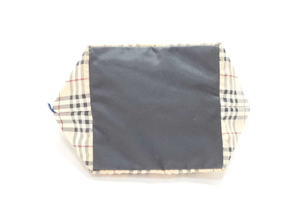 BURBERRY Blue Label Nova Check Handbag Nylon Tote Bag