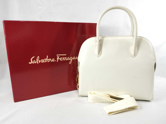 Salvatore Ferragamo Gancini handbag with Gancini hardware