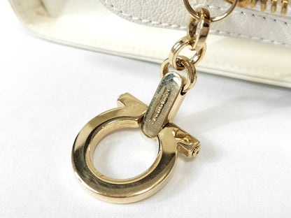 Salvatore Ferragamo Gancini handbag with Gancini hardware