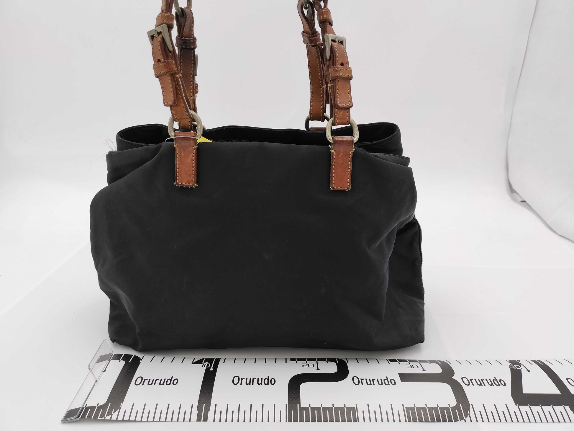 PRADA Tessuto Nylon Tote Bag with White Rust Repair